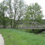 Radwegbrücke über das Löbauer Wasser